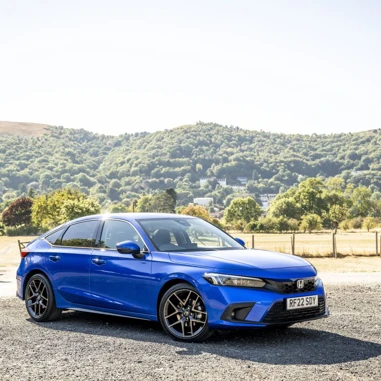Honda Civic E HEV 2022 Skraa Forfra (2)