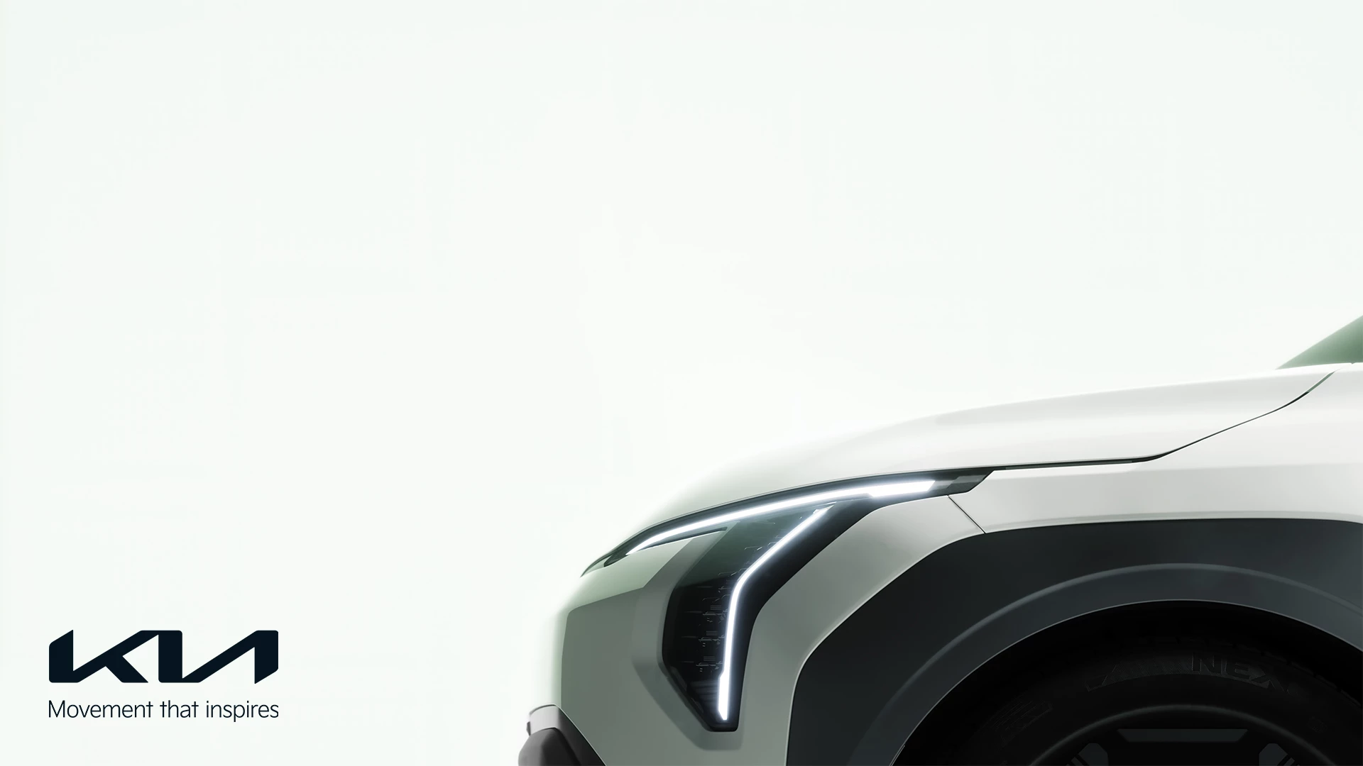 Kia EV3 Teaserbillede 2024 Front