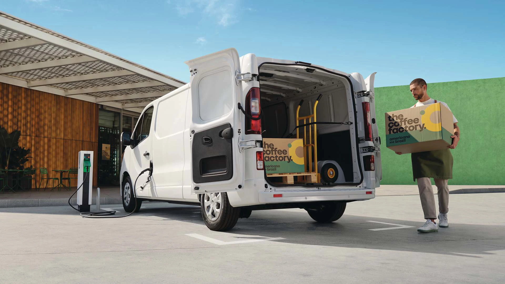Renault Trafic E Tech Electric 2024 Paafyldning Af Varer