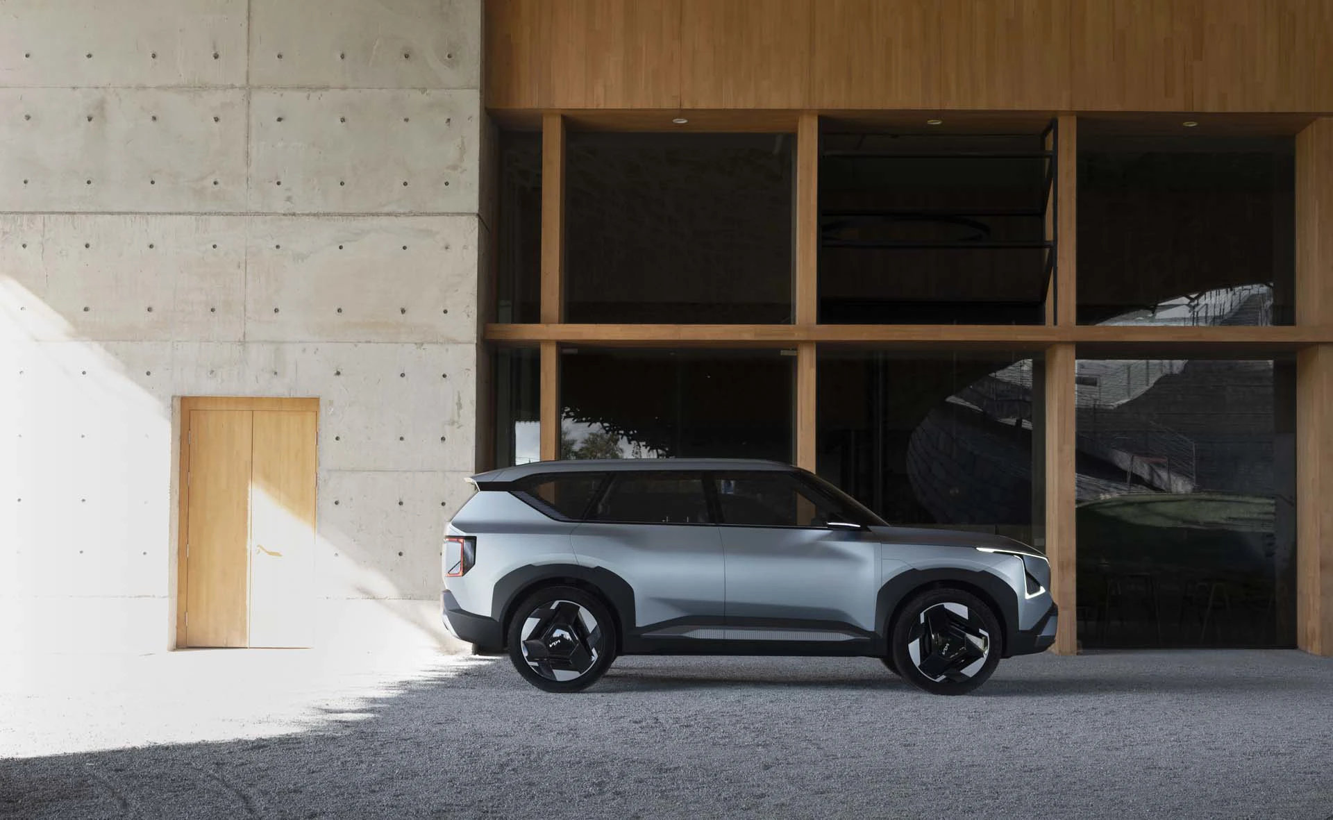 Kia EV5 Konceptbil Fra Siden