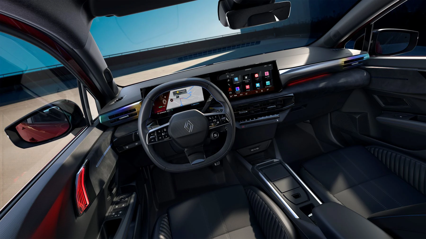 Renault Clio 2026 Esprit Alpine Absolute Red Interior