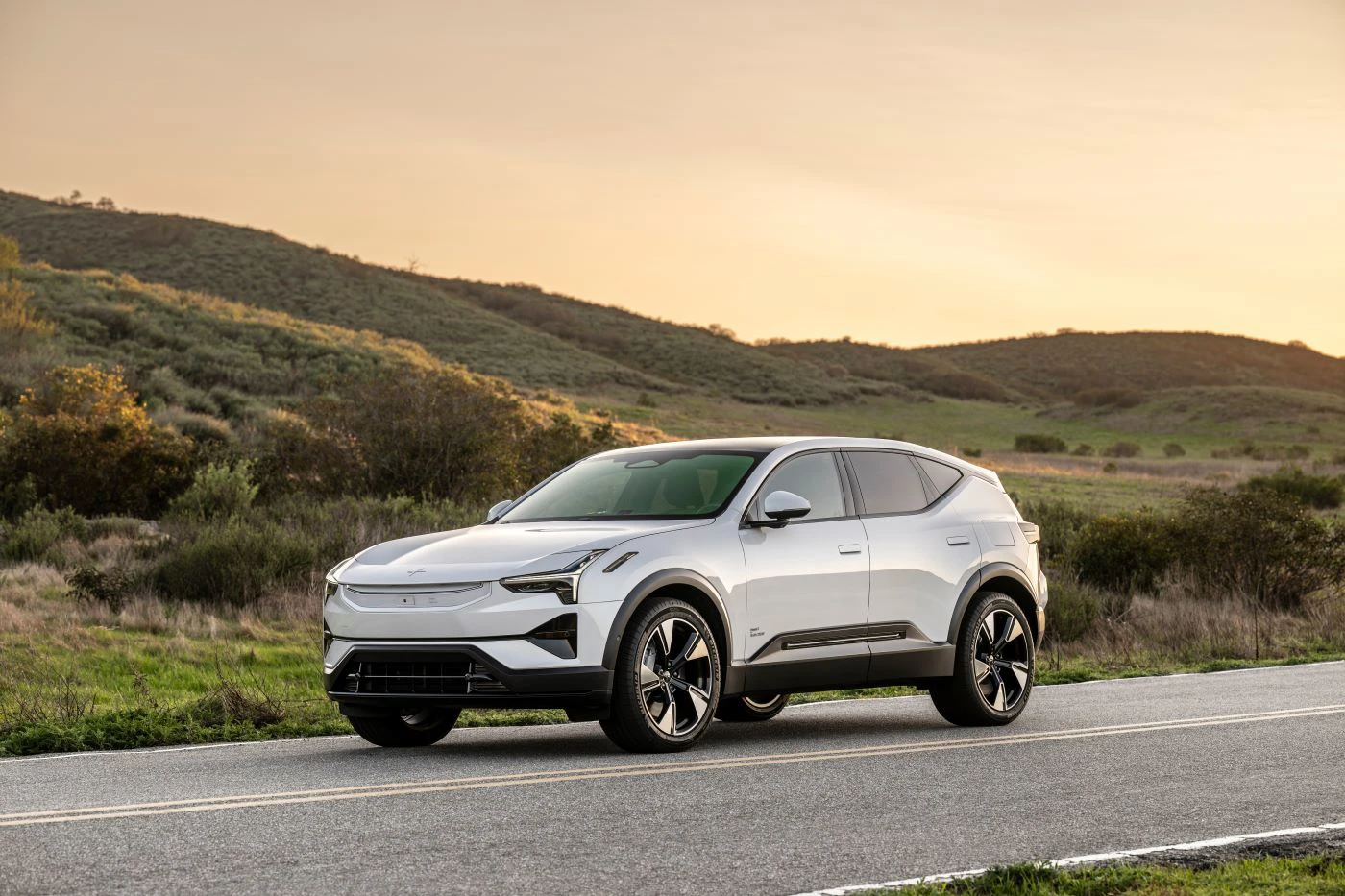 Polestar 3 2025 Koerende Skraa Forfra