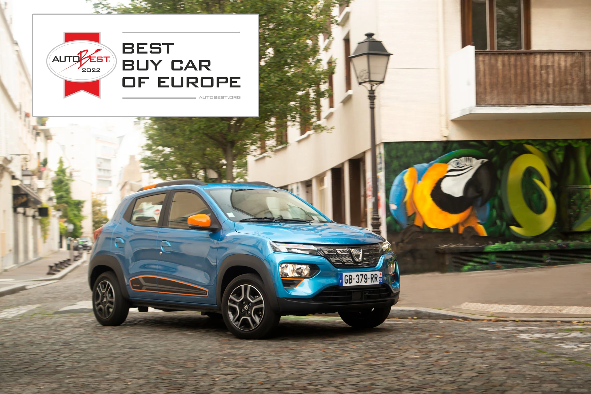 Dacia Spring With Autobest Logo