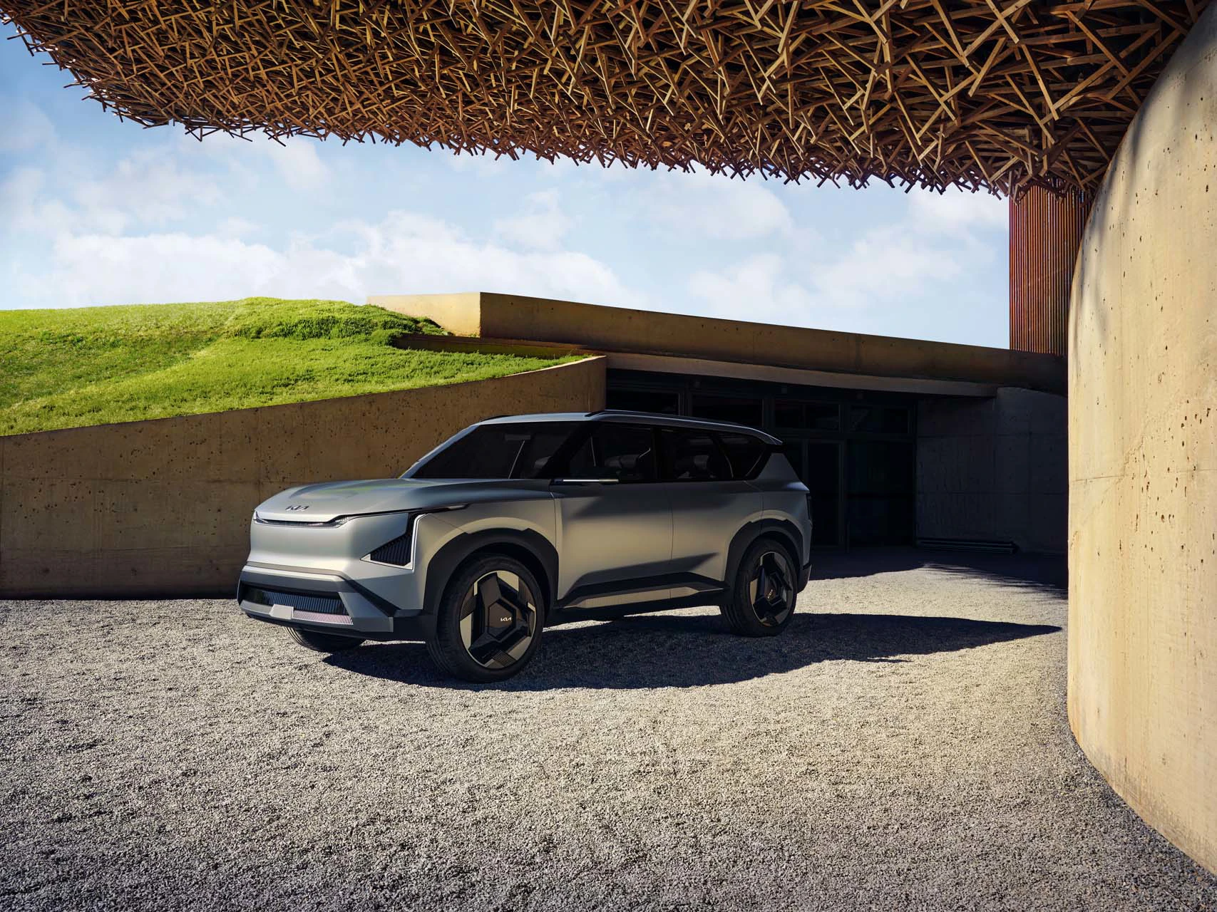 Kia EV5 Konceptbil Forfra
