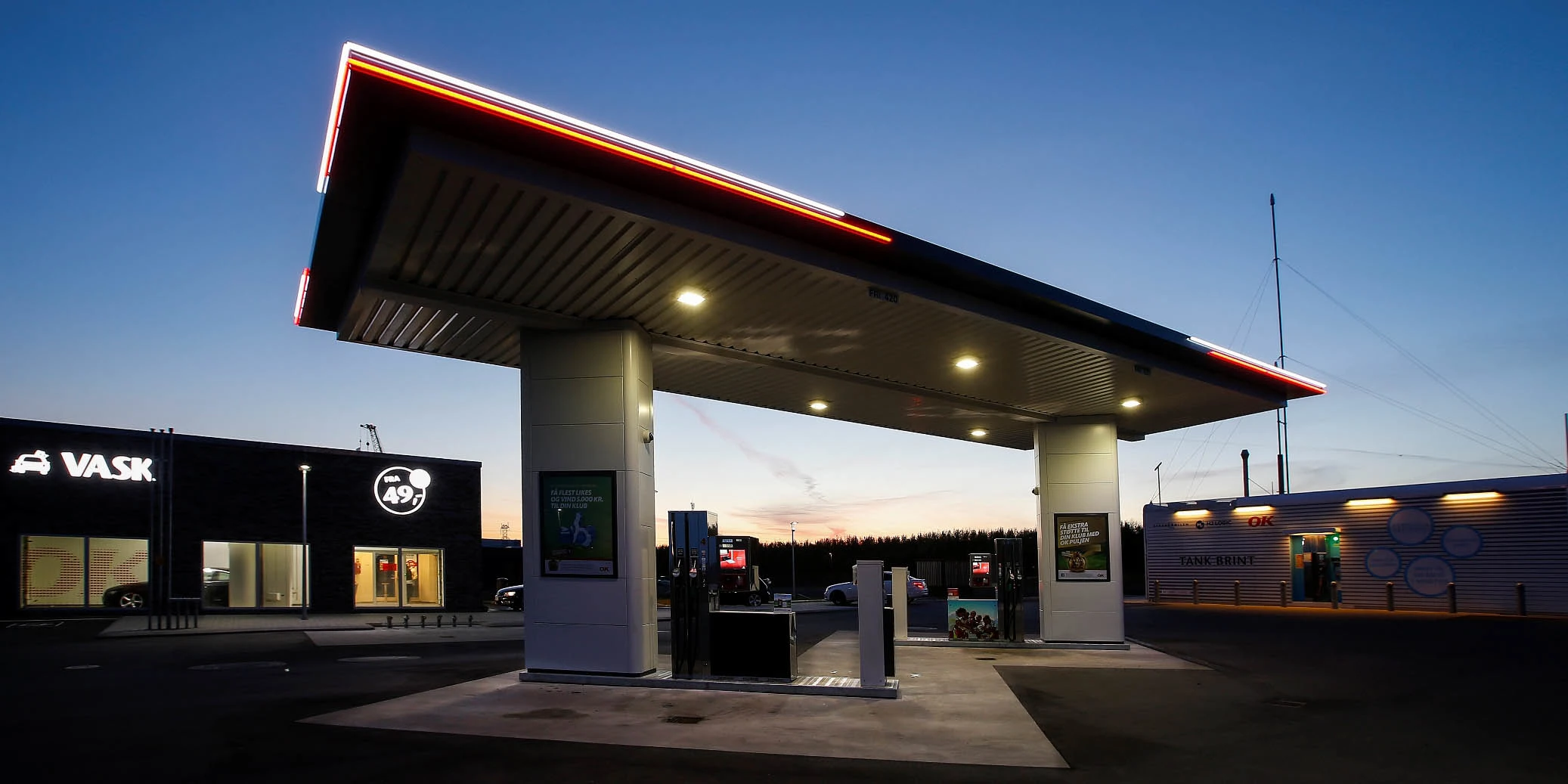 Tankstation LED