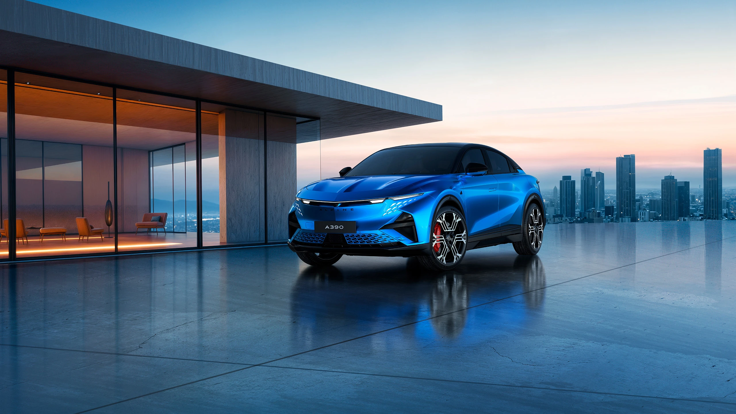 Alpine A390 Skrå Forfra