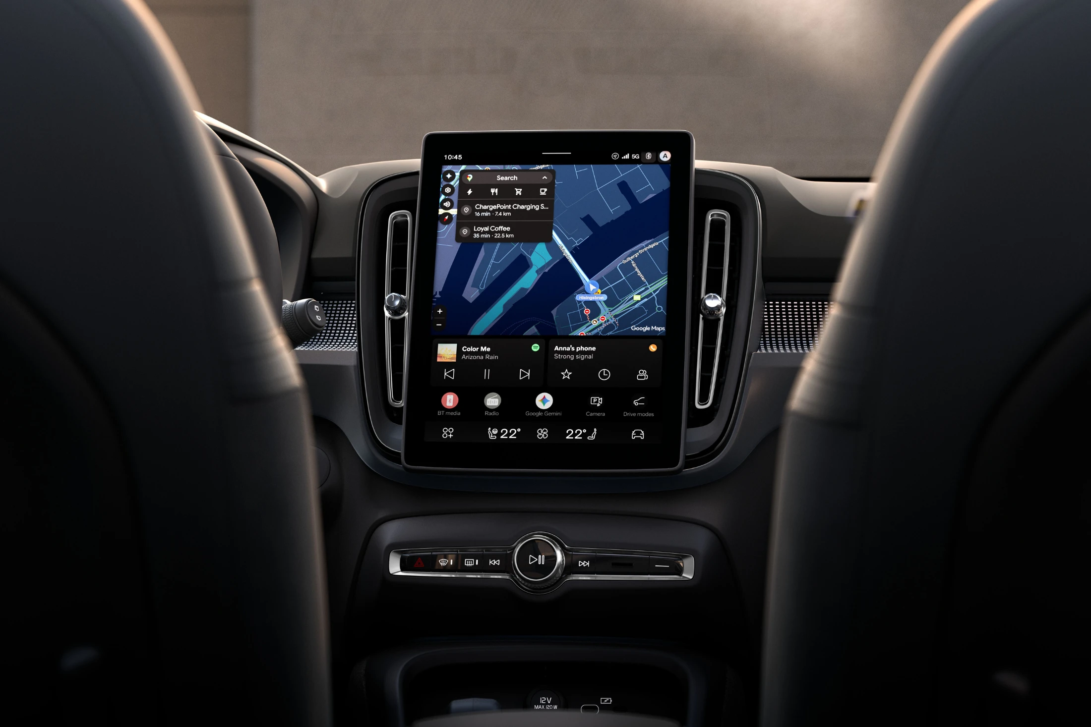 Volvo EX40 Multimedieskærm
