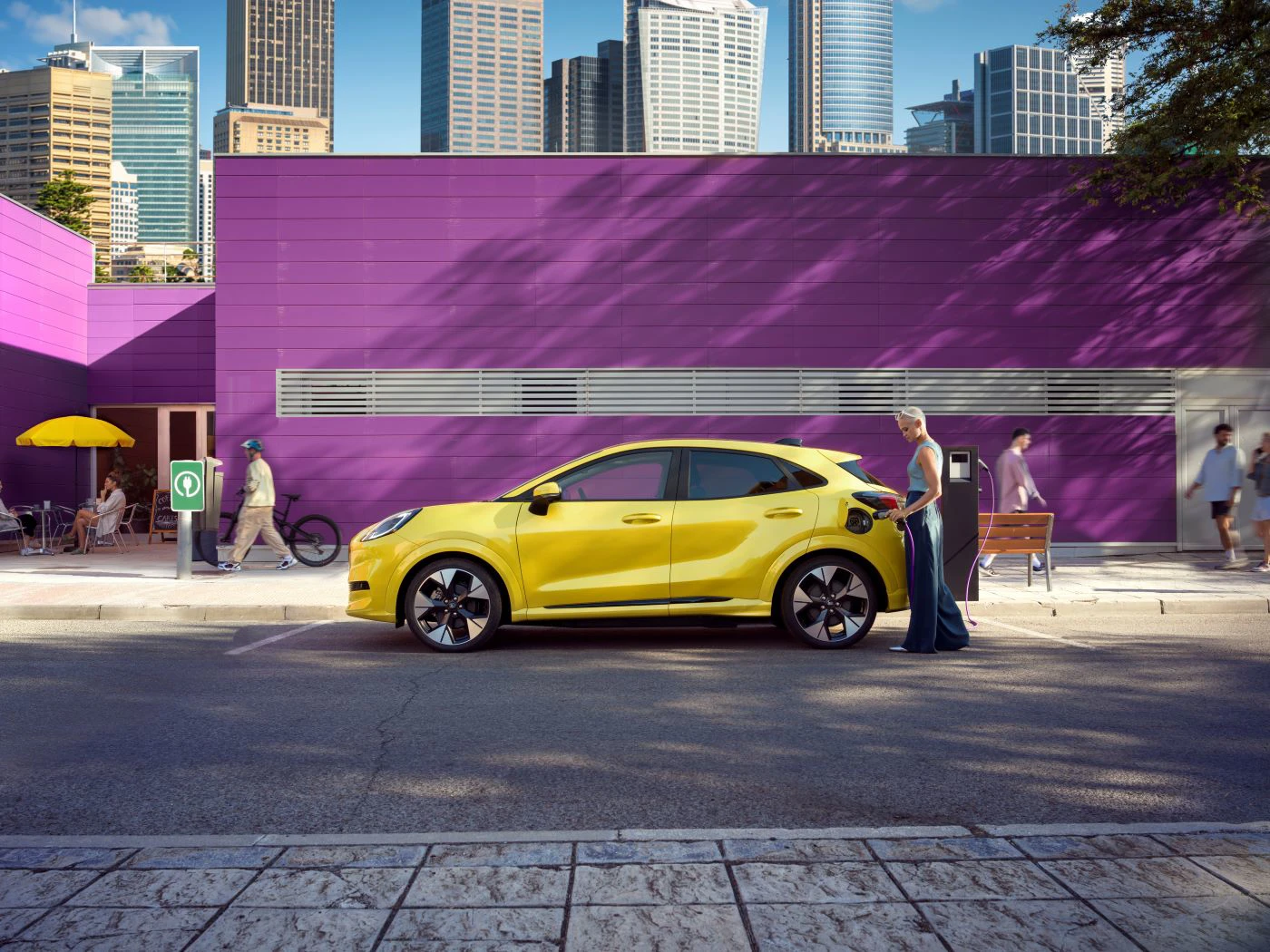 Ford Puma Gen E Elektrisk 2024 Lige Side