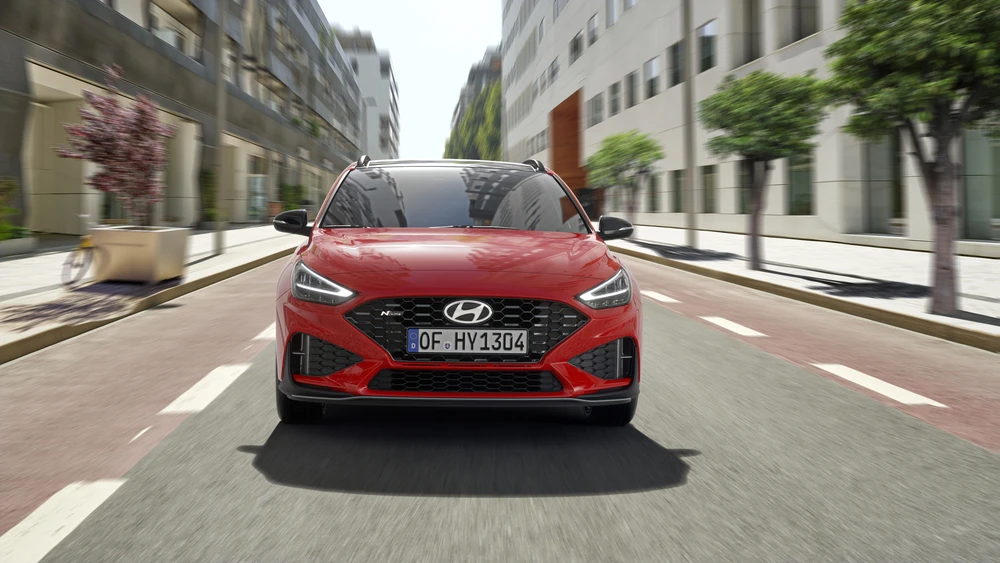 Hyundai I30 2024 Rød Front