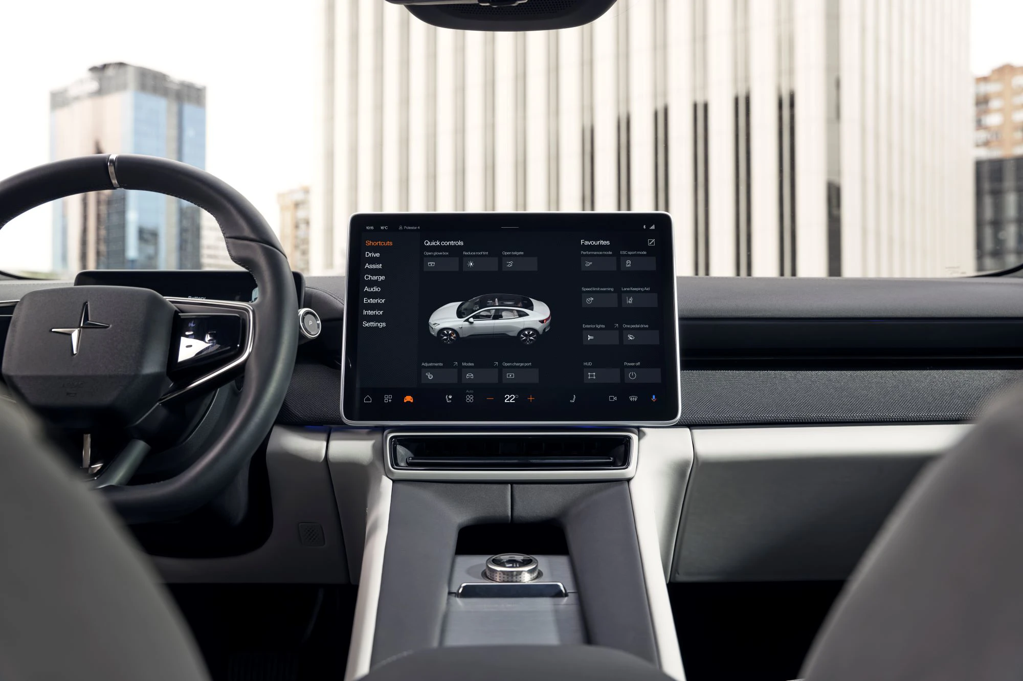 Polestar 4 2025 Skaerm