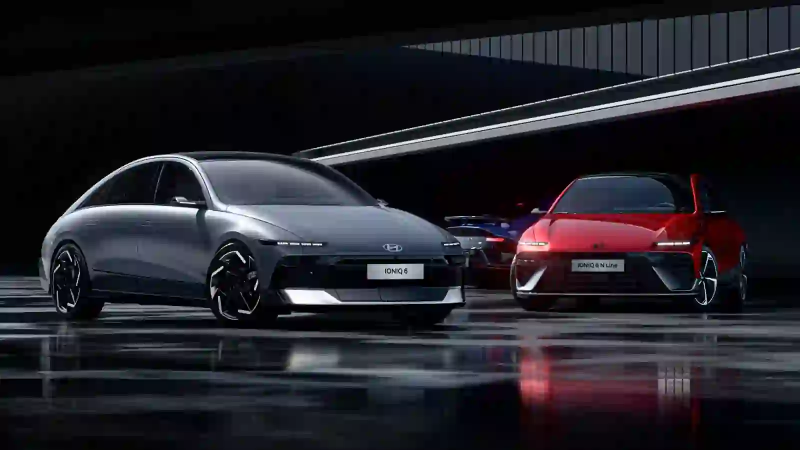 Hyundai IONIQ 6Opsigtsvækkende design, lang rækkevidde og lynhurtig opladning. IONIQ 6 er en banebrydende, fuldelektrisk sedan.