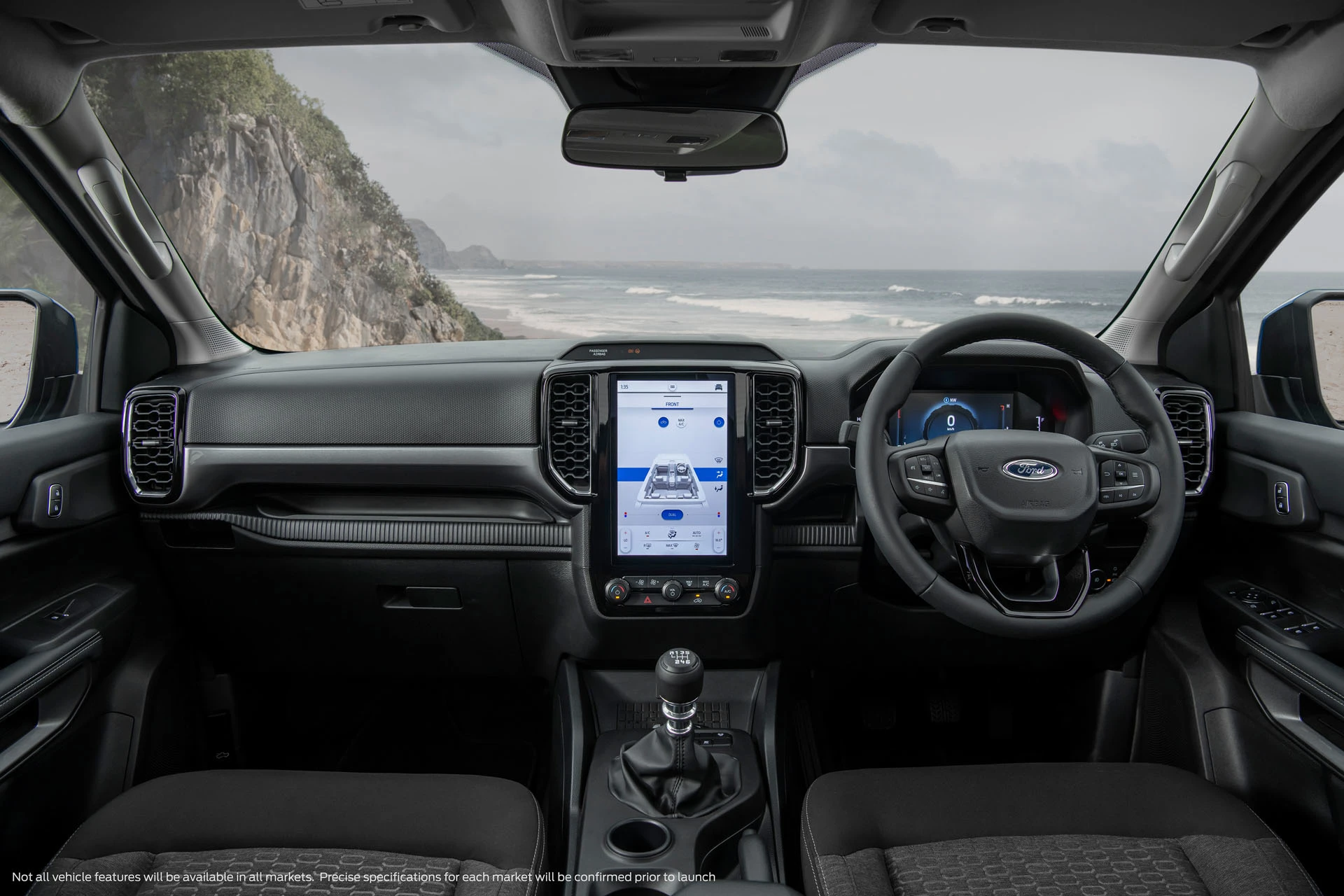 2022Ford Nextgenranger XLT Interior RHD