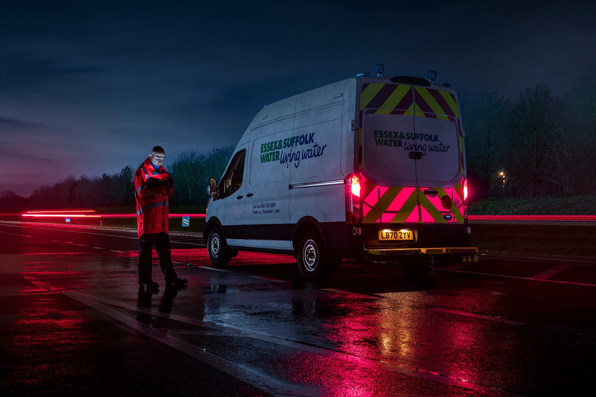 High Visibility Electronic Panels Taillight Streak