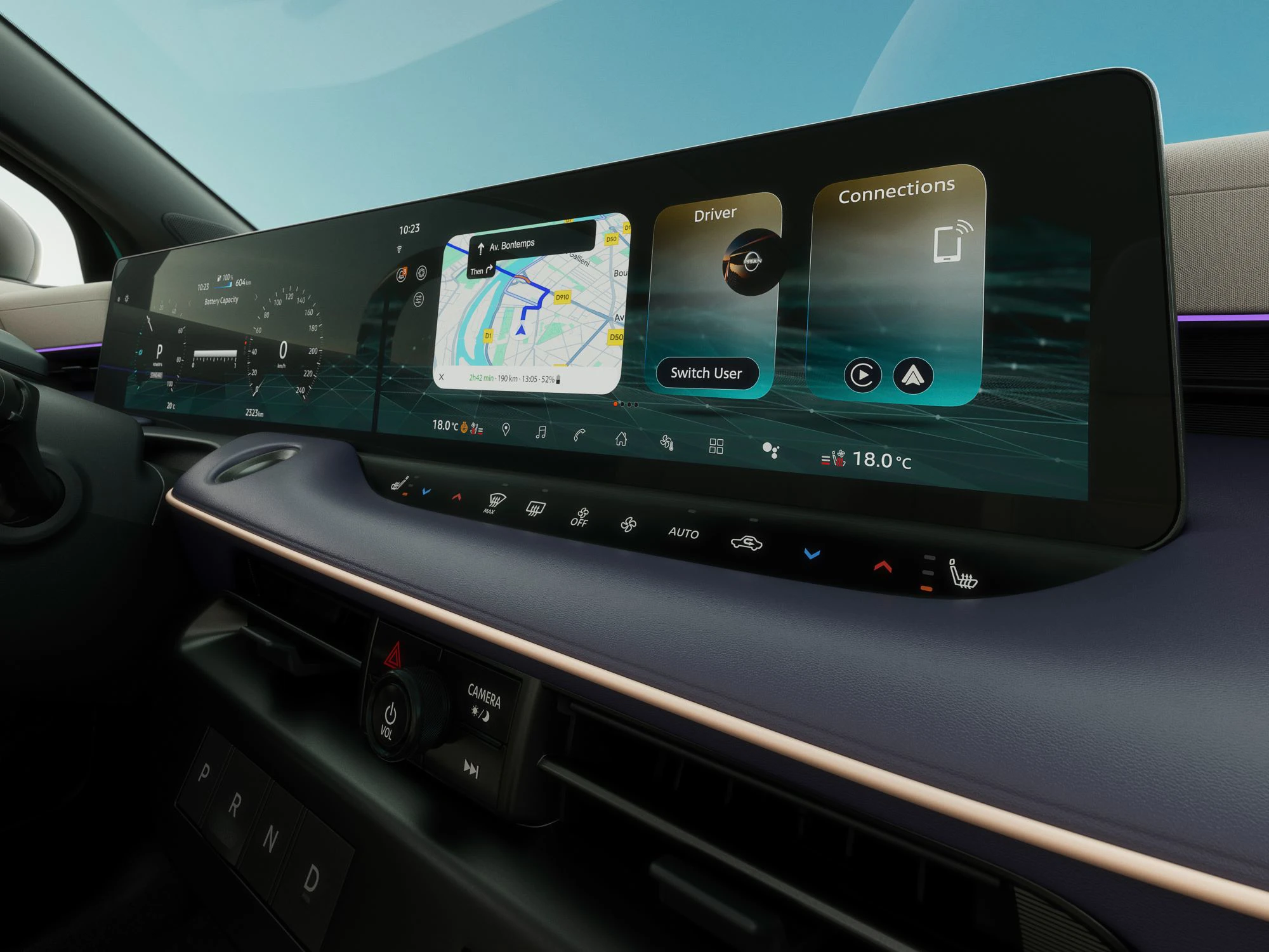 Nissan LEAF 2025 Skaerme