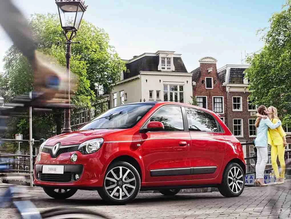 Renault Twingo 2018 Eksterior Roed Front Forlygter