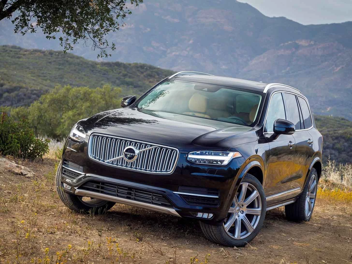 Volvo Xc90 2018 Eksterior Suv Luksus Sikkerhed Front Forlygter Thors Hammer