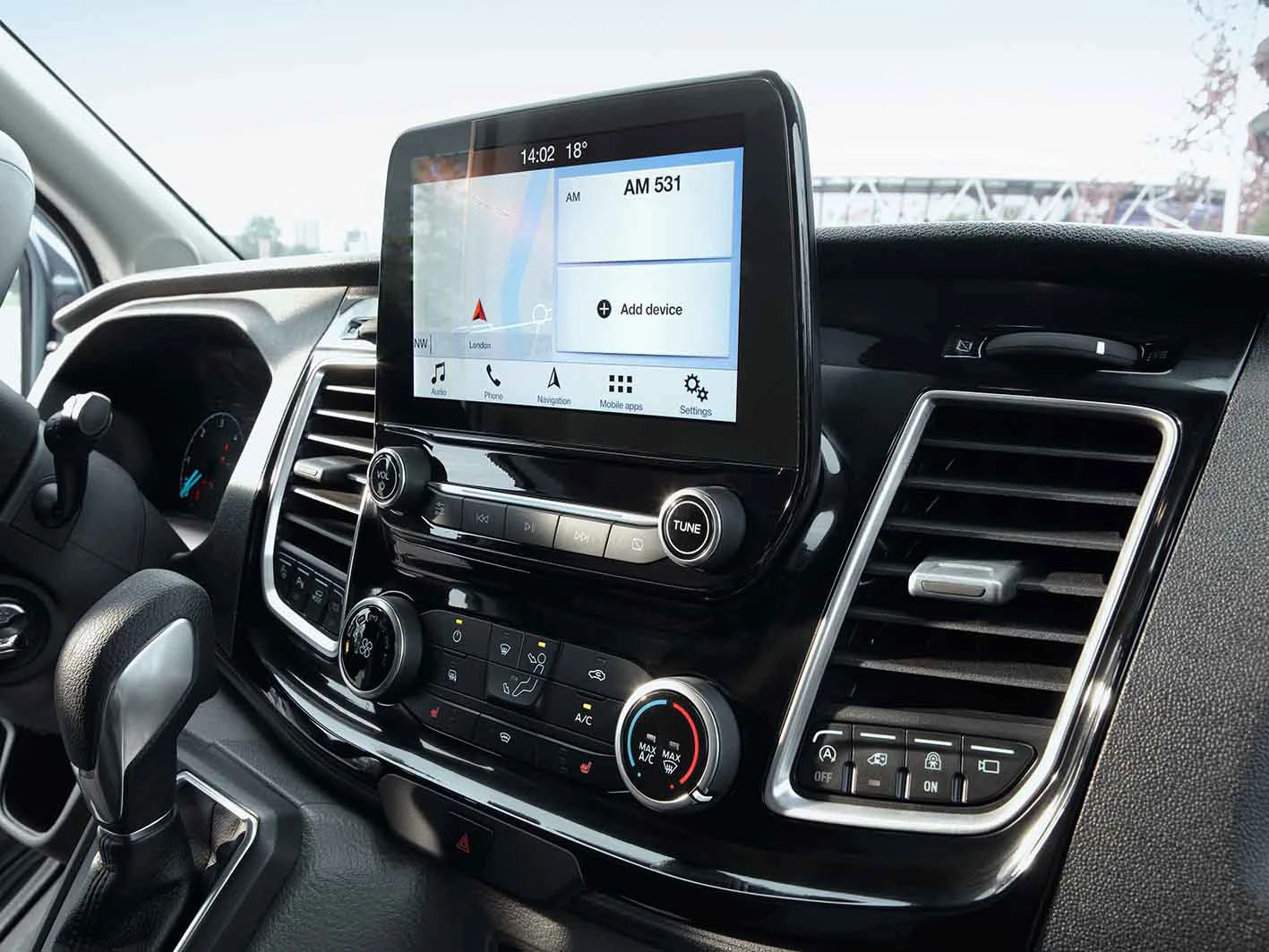 Ford Transit Ladvogn 2019 Interioer Overblik Elektronik Udstyr